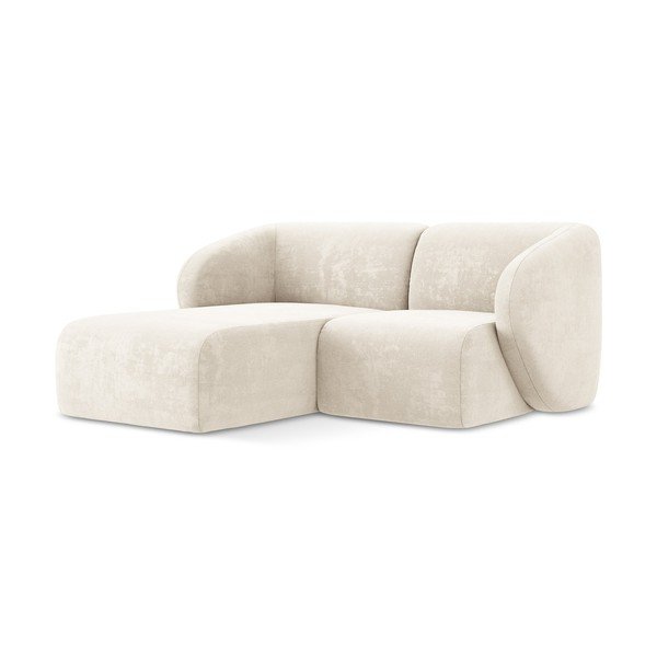 Beež šenill-nurgadiivan (vasak nurk/diivanvoodiga) Lani - Makamii-image-1