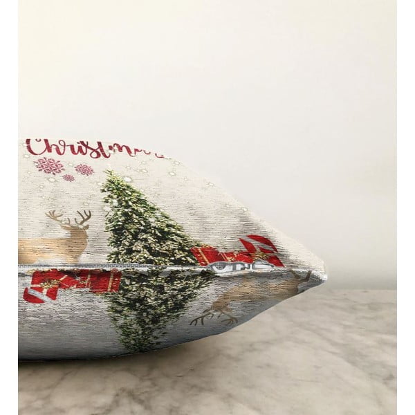 Jõulumotiividega padjapüür 43x43 cm - Mila Home-image-1