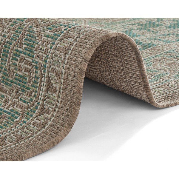 Roheline ja beež õuevaip , 160 x 230 cm Anjara - NORTHRUGS-image-3