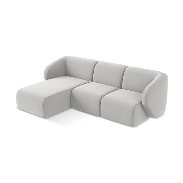 Helehall sametist nurgadiivan (vasak nurk/diivanvoodiga) Lani - Makamii-image-2