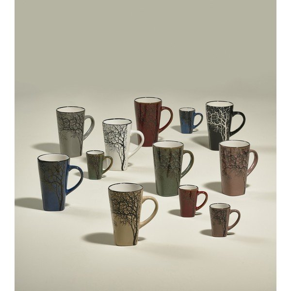 Rohelised kivikeraamikast espressotassid 4tk komplektis 100ml  Hela - Villa Collection-image-1