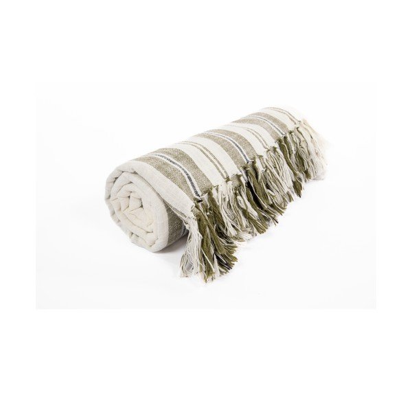 Roheline puuvillane tekk 150x200 cm Indira - Tiseco Home Studio-image-2