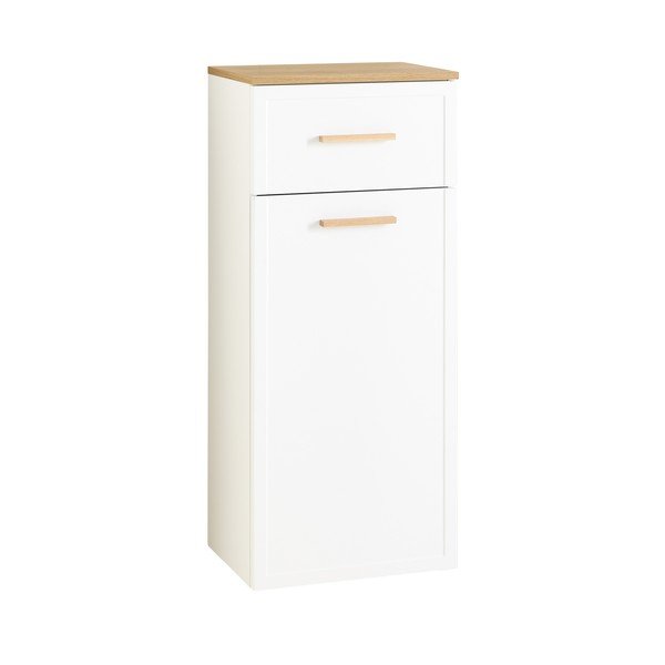 Valge seinale kinnitatav madal vannitoakapp 104x45 cm Quickset 383 - Pelipal