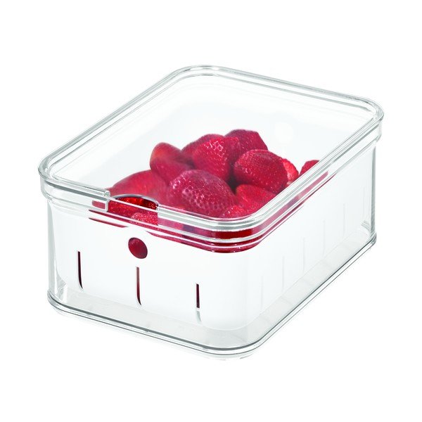 Läbipaistev kaanega hoiukarp , 21 x 16 cm Crisp - iDesign-image-2