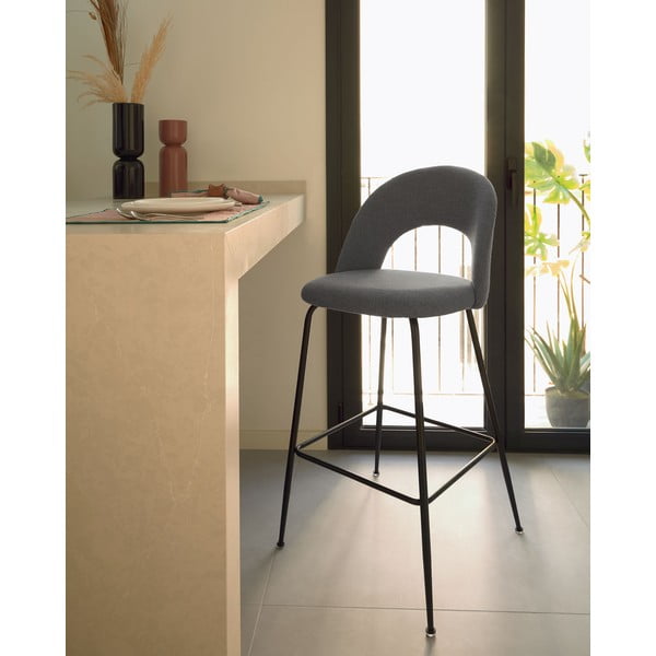Hallid baaritoolid 4tk komplektis (istme kõrgus 63 cm) Mahalia - Kave Home-image-1