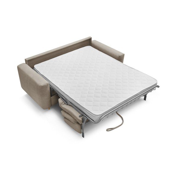 Hallikaspruun diivan igapäevaseks magamiseks/voodiks 220 cm Cocoone - Bobochic Paris-image-3