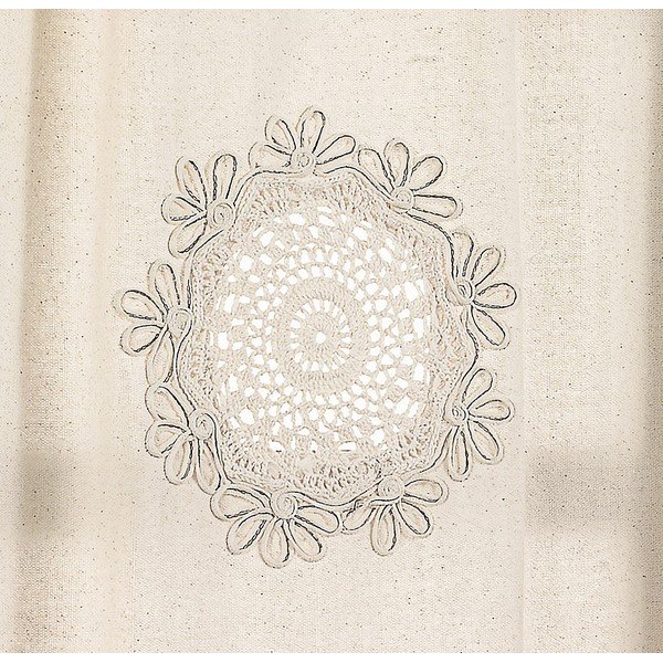 Kreemjas kardin 100x200 cm Authentic - Oyo Concept-image-1