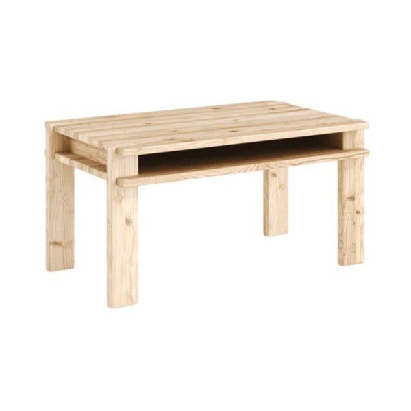 Kohvilaud männipuidust heledas naturaalses värvitoonis 50x80 cm Tuck - Karup