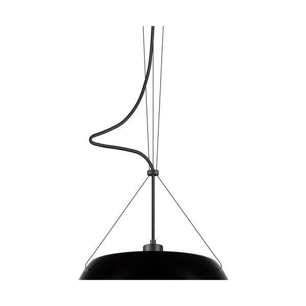 Must rippvalgusti Elementary Glossy S, ⌀ 33 cm Momo - Sotto Luce-image-1