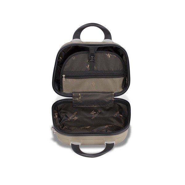 Dámský příruční cestovní kufřík ve zlaté barvě My Valice SMART BAG RESSNO Make Up & Hand Suitcase-image-3