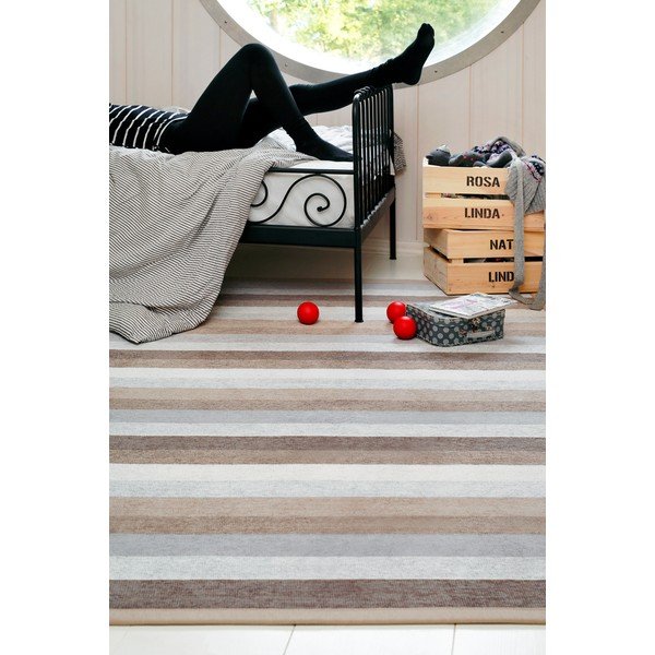 Béžový oboustranný koberec Narma Nehatu Beige, 100 x 160 cm-image-3