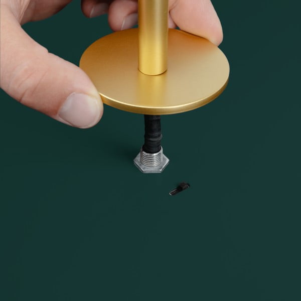 Tumeroheline dimmerdatav LED-rippvalgusti metallist varjuga ø 31 cm Asteria Plus - UMAGE-image-4