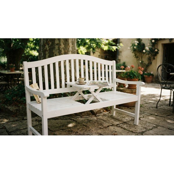 Valge puidust aiapink Singapore - Garden Pleasure-image-1