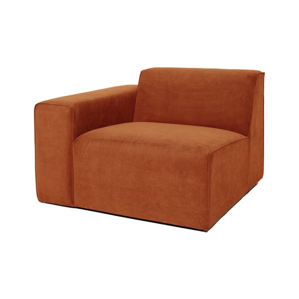 Oranž kordvillane diivanimoodul (vasakpoolne nurk) Sting - Scandic-image-2