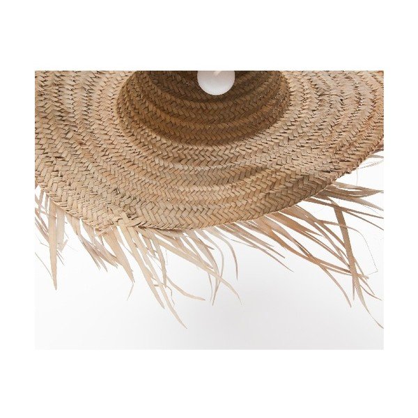 Přírodní svítidlo Surdic Amaro ve tvaru klobouku, ø 60 cm-image-1
