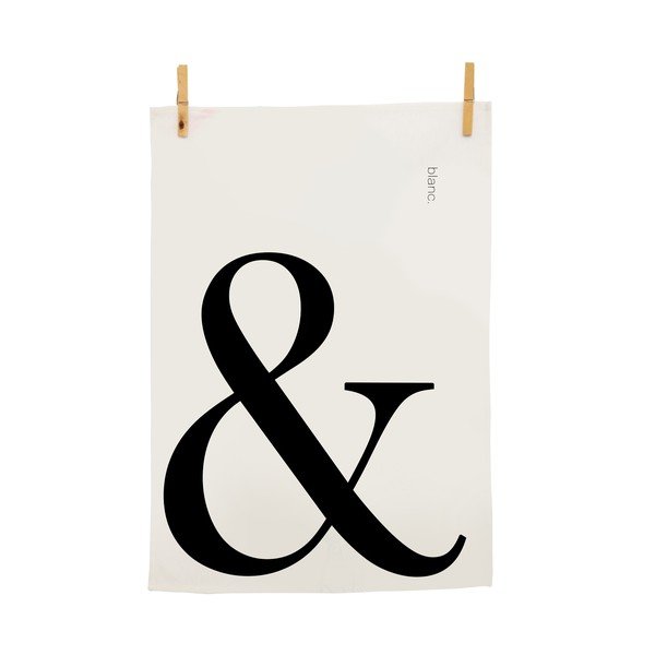 Sada 2 utěrek Blanc Ampersand-image-3