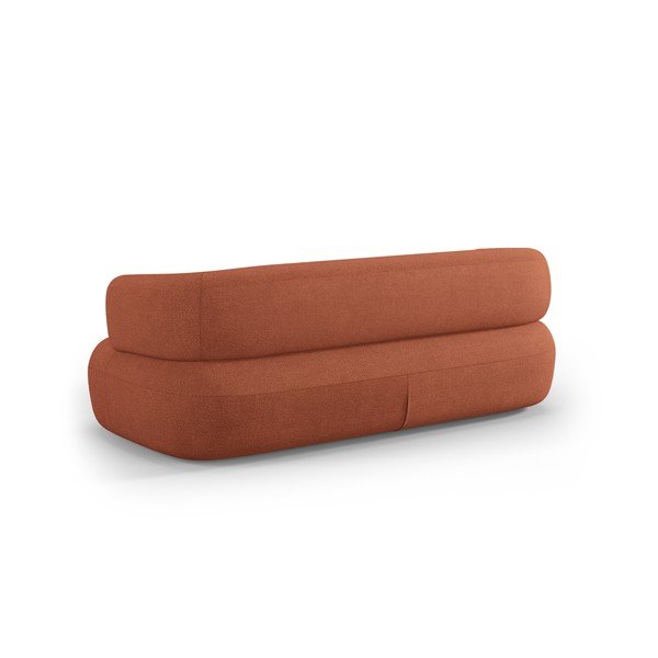 Terrakota bouclé kangast diivan 178 cm Jenny - Micadoni-image-3