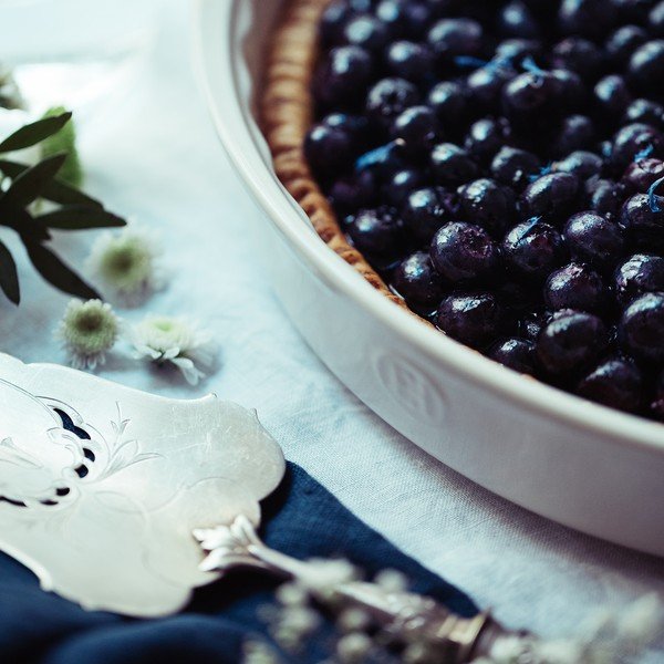 Kulatá forma na koláč v barvě slonové kosti Emile Henry Patisserie, 1,5 l-image-2