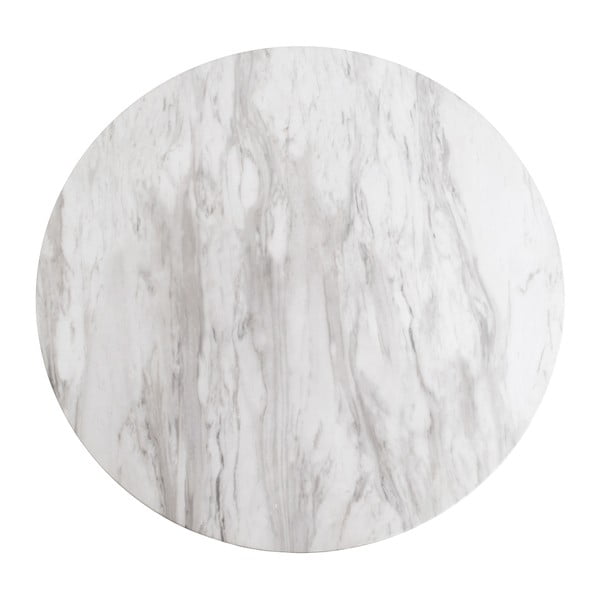 Ümmargune marmorist söögilaud ø 110 cm Bolzano - House Nordic-image-2