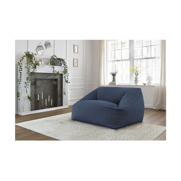 Tumesinine kordvelvetist kott-tool Lilibet - Bobochic Paris-image-1