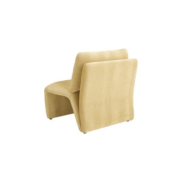 Helekollane sametist tugitool Bartina - Ellos Home-image-4