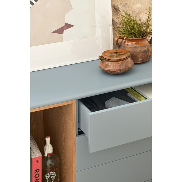 Sinakashall madal kummut 140x76 cm Corvo – Teulat-image-1