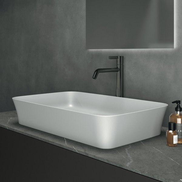 Valge keraamiline valamu 65x40 cm Ipalyss - Ideal Standard-image-1