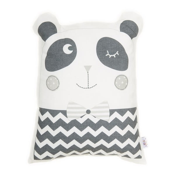 Hall puuvillane beebipadi Mike & Co. NEW YORK Pillow Toy Panda, 25 x 36 cm - Mike & Co. NEW YORK