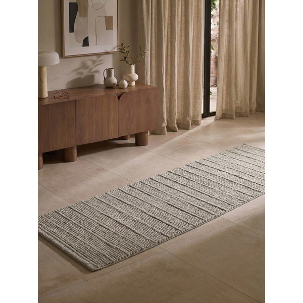 Hall käsitsi kootud villane jooksja 80x250 cm Camden Parker - Ted Baker-image-1