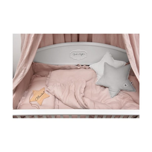 Roosa beebipesu Dusty Pink, 90 x 200 cm - BELLAMY-image-1