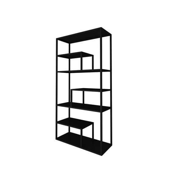 Must metallist raamaturiiul 85x188 cm Lite - Canett-image-3