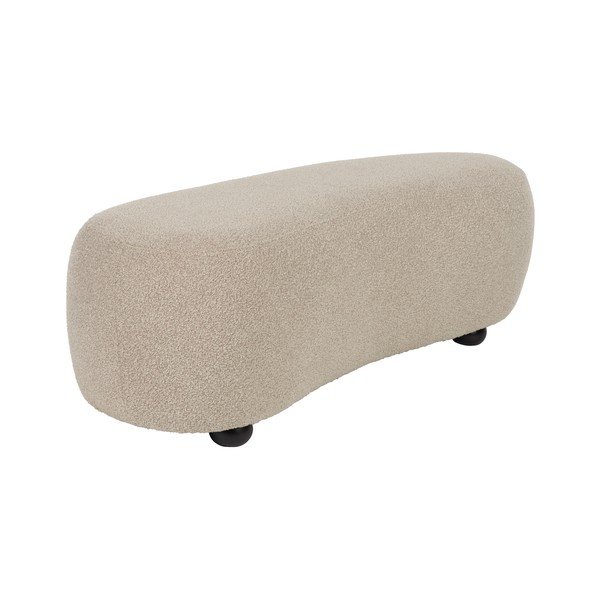 Beež polsterdatud pink buklee kangast Noxx - White Label-image-2