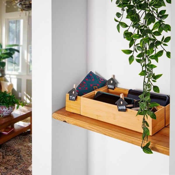 Bambusest kast , 22,5 x 7,5 x 6,35 cm - Compactor-image-2