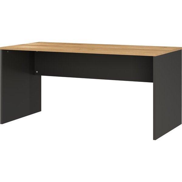 Töölaud tammepuust 158x79 cm Ancona - Germania-image-1