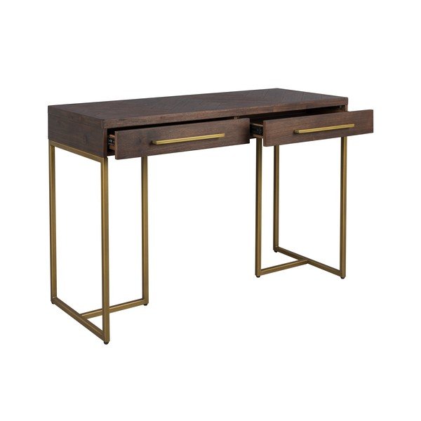 Konsoollaud akaatsiapuust tumedas naturaalses värvitoonis 45x120 cm Class - Dutchbone-image-3