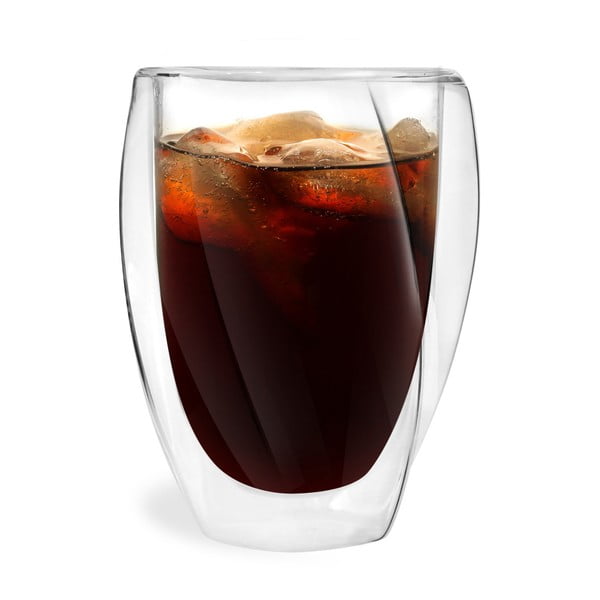 Komplekt 2 kahekordse seinaga latte-klaasi, 300 ml - Vialli Design-image-2