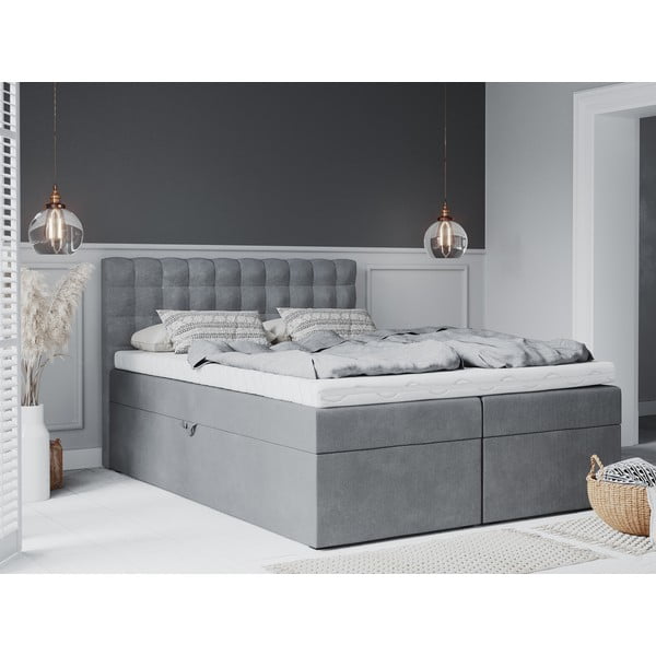 Hall kastvoodi koos panipaigaga 200x200 cm Jade - Mazzini Beds-image-4