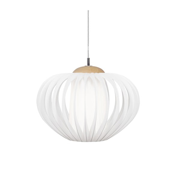 Bílé závěsné svítidlo Globen Lighting Swea XL, ø 45 cm
