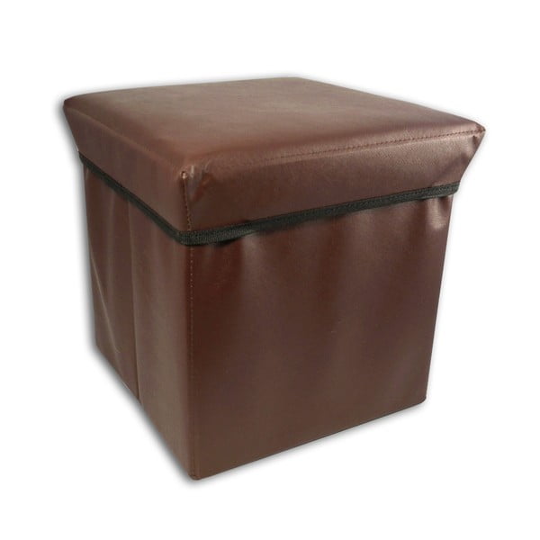 Taburetka s úložným prostorem Brown Stool-image-1