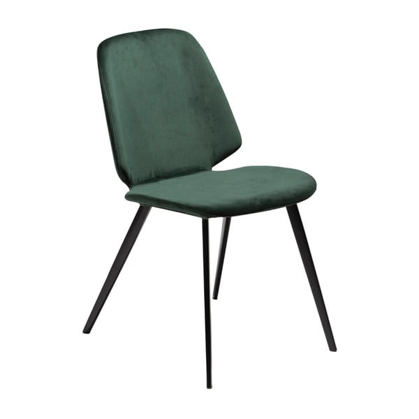 Tmavě zelená jídelní židle DAN–FORM Denmark Swing Velvet