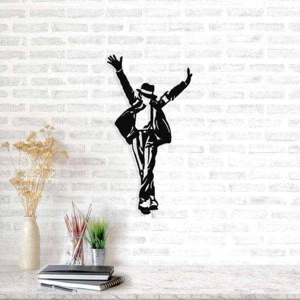 Must metallist seinakaunistus , 36 x 69 cm Michael Jackson - Wallity