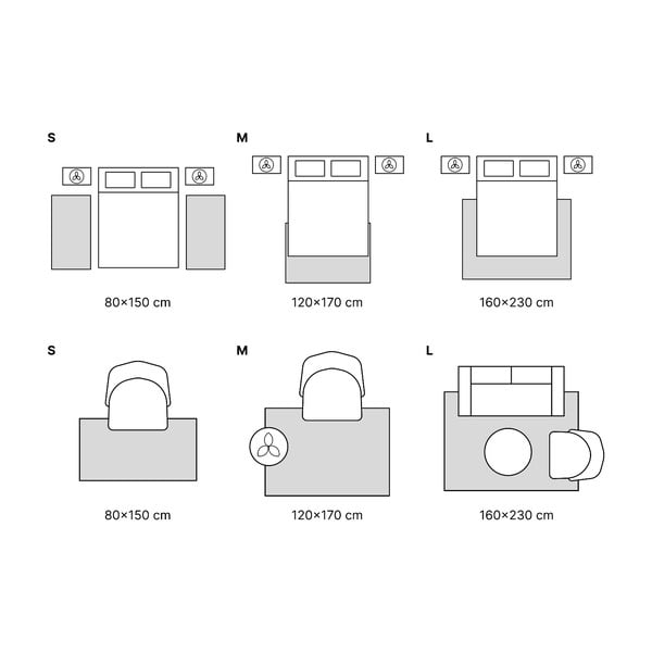 Roosa ja kreemikas pestav vaip 160x230 cm New Carpets - Oyo home-image-2