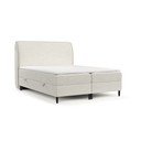 Kreemvalge vedrumadratsiga voodi koos panipaigaga 180x200 cm Melba - Maison de Rêve