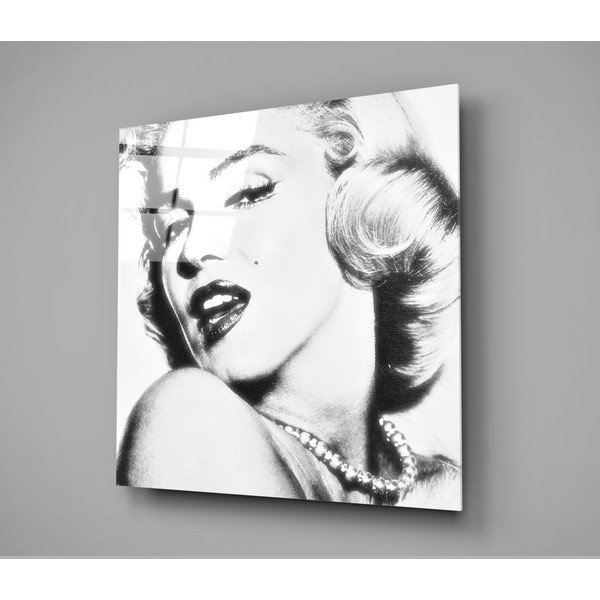 Klaasimaal, 40 x 40 cm Marilyn Monroe - Insigne-image-3