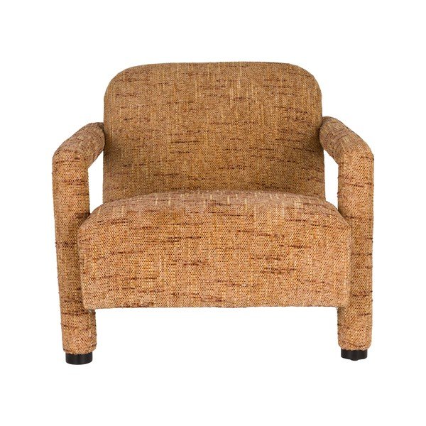 Kollane šenillist tugitool Kent - Dutchbone-image-2