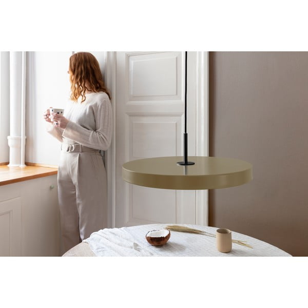 Helepruun LED rippvalgusti metallist lambivarjuga ø 43 cm Asteria Medium - UMAGE-image-4