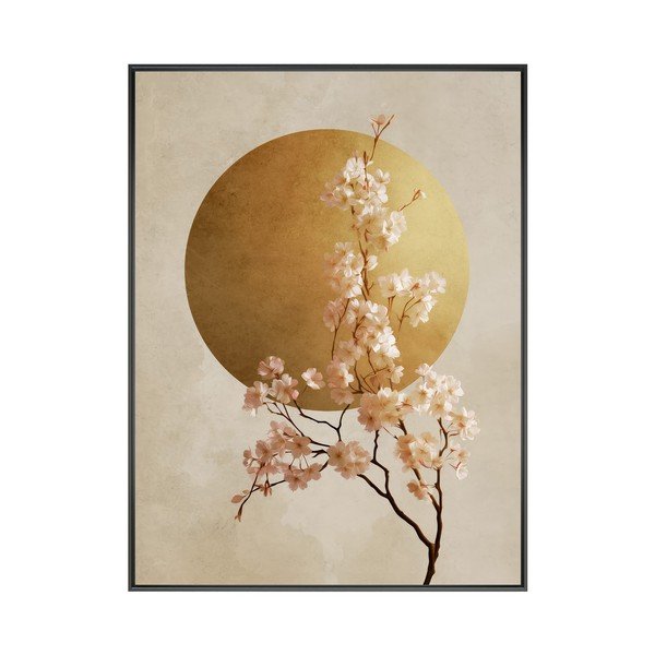 Trükitud pilt raamiga 60x80 cm Cherry Blossoms - Styler
