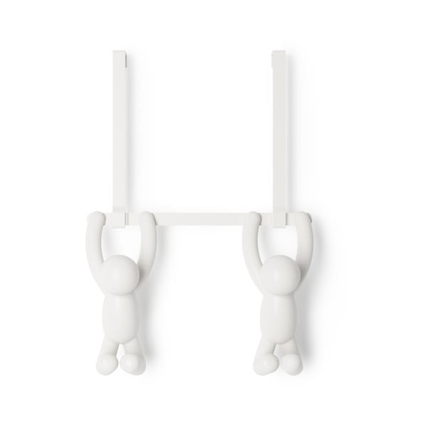 Valge plastikust uksehoidja 22 cm Buddy - Umbra-image-3