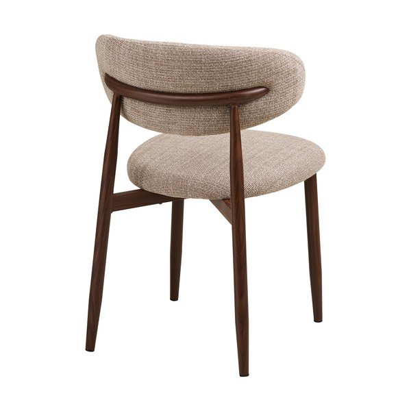 Beež-tumepruun polsterdatud söögitool Levanto – House Nordic-image-2