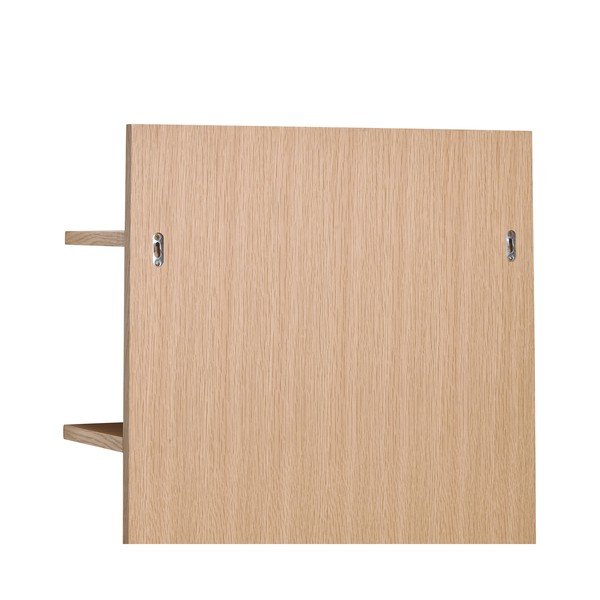 Kahetasandiline riiul naturaalse tammepuust dekooriga 60 cm Stand - Hübsch-image-4